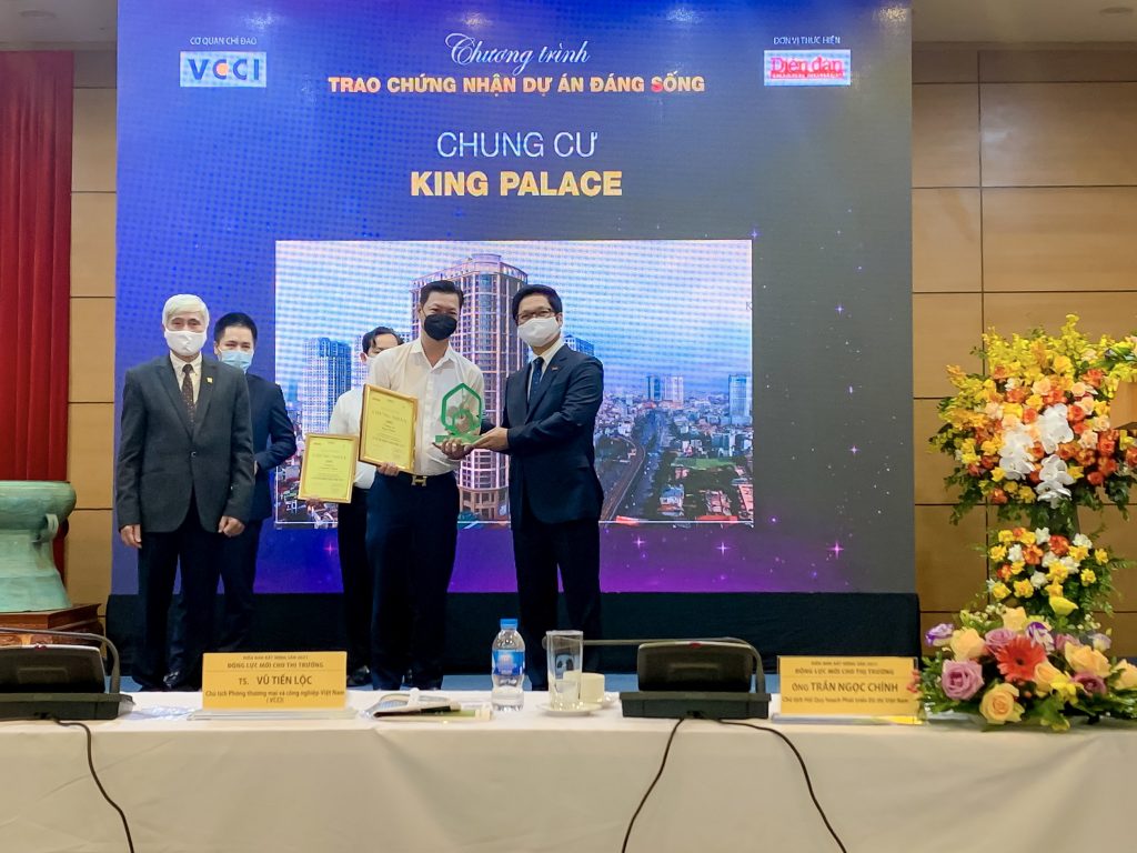 King Palace được bình chọn là “Dự án đáng sống 2021”